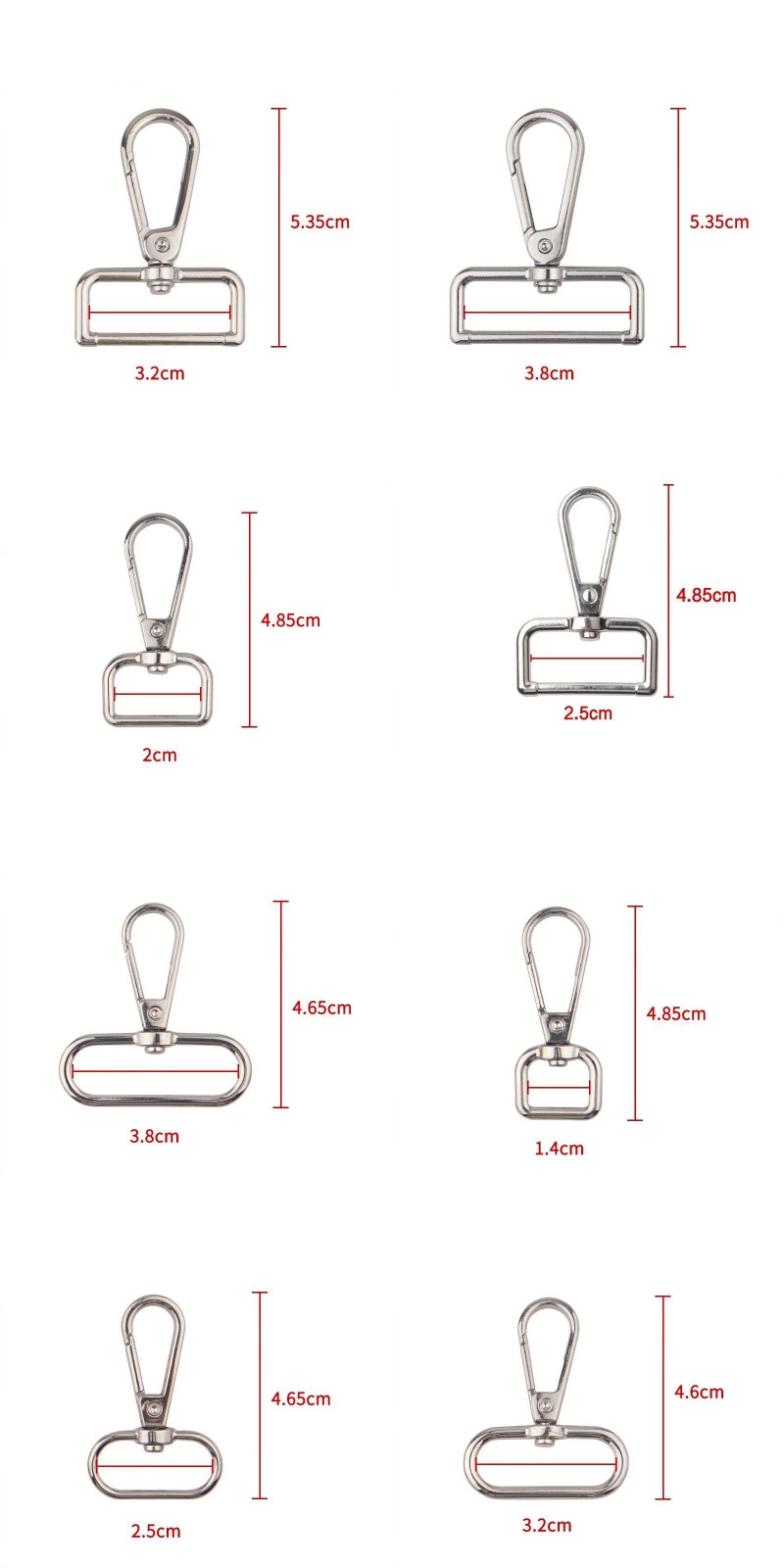 Swivel Snap hook for Bag Accessories Swivel Snap hook for Bag Accessories