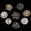 Custom Luxury Fashion Metal Rhinestone Gemstone Crystal Button for Clothes