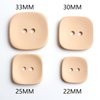 Custom Painting Spray Special Shape Square Round Coat Resin Sewing Buttons
