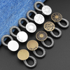 Wholesale Retractable Elastic Metal Adjustable Pant Jeans Button Extender 