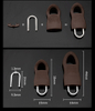Zippers Accessoires Vervangende afneembare reparatie Zipper trekker rubberen metalen ritsschuifregelaars