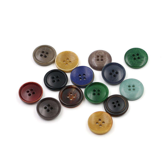 Umweltfreundliche 4 Löcher natürliche Tagua Corozo -Nussknöpfe für Kleidung