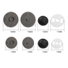 In Stock Double 14mm 18mm Cap Single Cap Round Magnet Snap Buttons for Bag