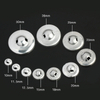 In Stock Wholesale Aluminum Cap Buttons Sublimation Blanks Fabric Covered Buttons for DIY