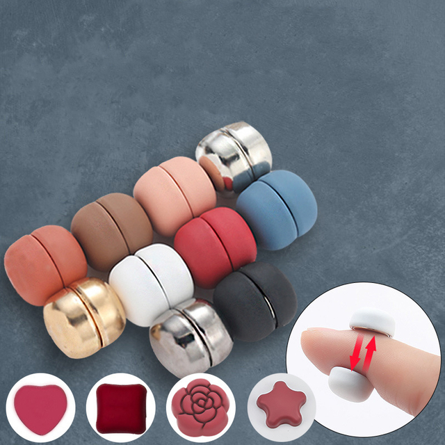 Wholesale 12.5mm Adjustable Colorful Magnet Hijab Scarf Safety Pins Button