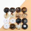 Factory Wholesale 2 Parts Resin Round Snap Fastener Sew on Plastic Snap Button for Clothing