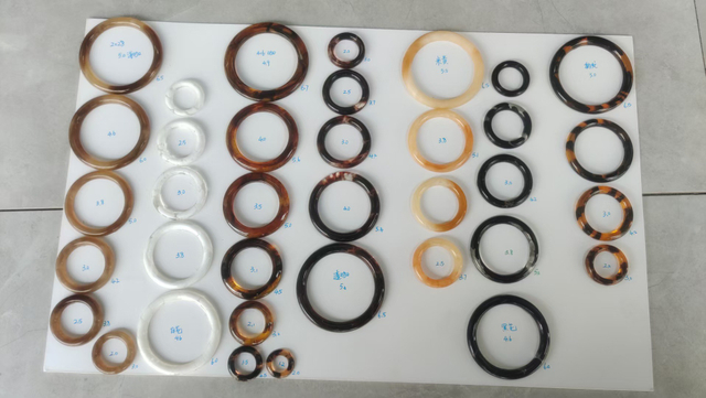 Adjustable Decorative Ring Plastic Round Resin O Ring Buckle for Swimwear Bikini