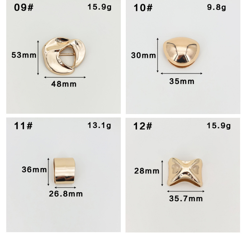 swimwear decorative buckle