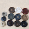 In Stock Wholesale 15mm 20mm Simple Style Plastic Decorative 4 Holes Round Resin Button for Shirt