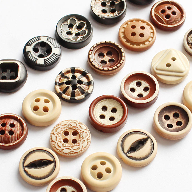 custom wood shirt button