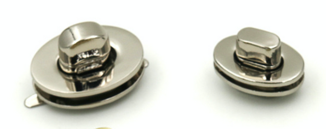 Custom Logo Size Color Round Oval Metal Hardware Handbag Bag Lock