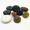 Mushroom shape Bulk round Making Plastic bottom Sewing Shank Fabric Covered Buttons