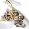 In Stock Retro Style Round Metal Shank Buttons for Cloat