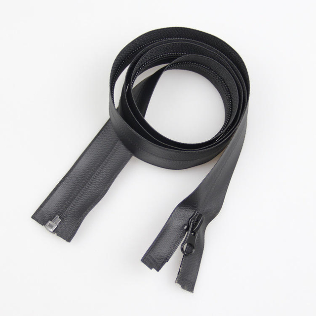 Custom Size Plastic Nylon Invisible Black Waterproof Zipper for Garments Clothes