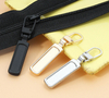 Factory Wholesale Rectangle Detachable Zip Puller Metal Zipper Sliders