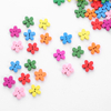 DIY handgefertigtes Handwerk gemischte bunte Blumenform süße Kinder Holzknöpfe für Kleidung