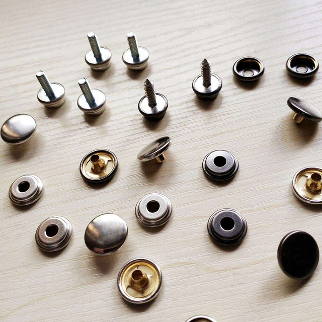 Good Quality Garment Accessories Spring Fastener Screw Metal Press Snap Button