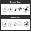In Stock Double 14mm 18mm Cap Single Cap Round Magnet Snap Buttons for Bag