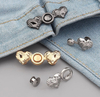 Nailfree Removable Instant Waist Jeans Adjust Heart Shape Waist Knots Button for Jeans Clip