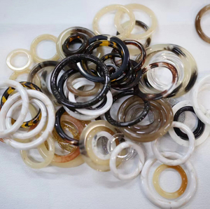 Adjustable Decorative Ring Plastic Round Resin O Ring Buckle for Swimwear Bikini