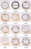 Fashion Accessories Durable Metal Decorative Buckle for Clothing Scarf with Rhinestone