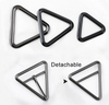 Wholesale With/Without Pin Adjustable Metal Hardware Triangle Belt Buckle