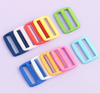 High Quality Thickening Colorful 3-way Plastic Buckle Adjustable Nylon Slide Buckle For Webbing
