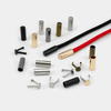Custom Color Durable Metal Alloy Two Parts Cord Lock Cord End Caps Aglet