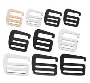 In Stock Classic Style Metal Zinc Alloy G Hook Slider Buckle for Webbing 