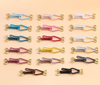 Wholesale Fashion Colorful Metal Garment Fabric Covered Hook and Eye Closure for Sewing