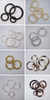 Adjustable Decorative Ring Plastic Round Resin O Ring Buckle for Swimwear Bikini