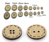 Fast Delivery Eco-Friendly 2-Holes 4-Holes Round Coconut Button for Clothing