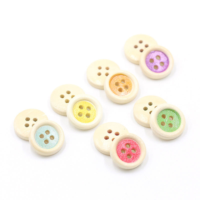 kids wooden button