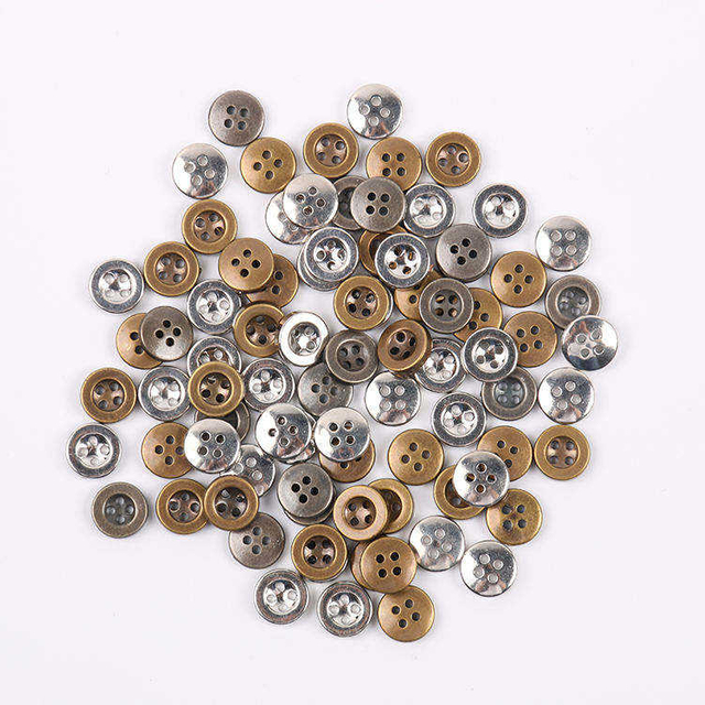 Wholesale Factory Price Wide Edge Round ABS 4 Holes Buttons for Clothes