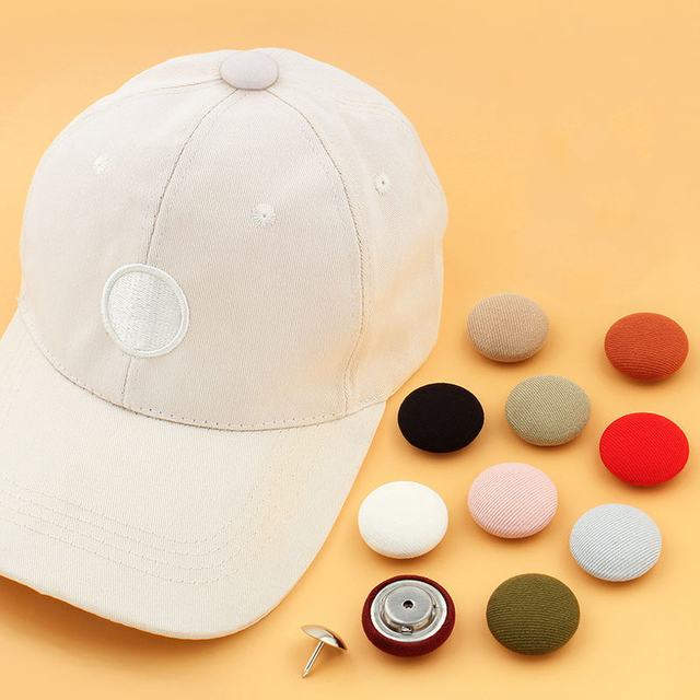 baseball cap button