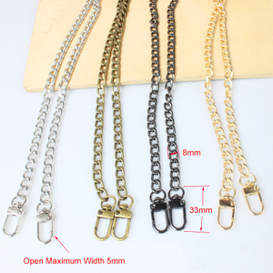 Bag Accessories Metal Bag Chain Strap Hardware Chain Strap Shoulder Straps for Bags Handbags Purse