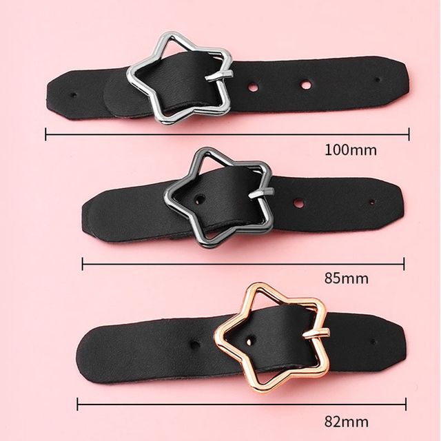 Fancy Decorative Removable Detachable No Sew Fashion Pu Leather Skirt Button for Women