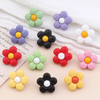 15mm 18mm Fancy Colorful Resin Floral Flower Shank Buttons for Kids Coat