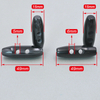 Boutons à bascule à corne en plastique en plastique personnalisé pour manteau