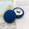 in stock wholesale Colorful Sewing on Mushroom Shape Fabric Covered shank Buttons