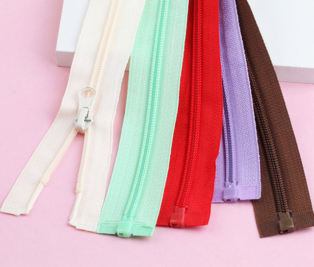 40cm 50cm 60cm 70cm 80cm #5 Colorful Sewing Open End Long Plastic Nylon Zipper for Jacket