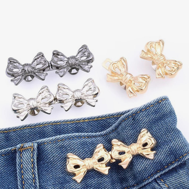 Butterfly Waist Tightener Jeans Button