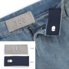 Pant Accessories Metal Fabric Pu Leather Waist Extend No Sew Adjustable Jeans Buttons Extender