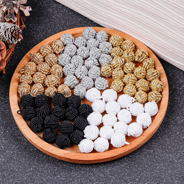 Wholesale 8mm 10mm 12mm 14mm Ball Shape Vintage Acrylic Shank Button for Cheongsam and Hanfu
