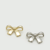 20mm 22.5mm 28mm Bow Shape Hollow Decorative Metal Shank Button for Clothing