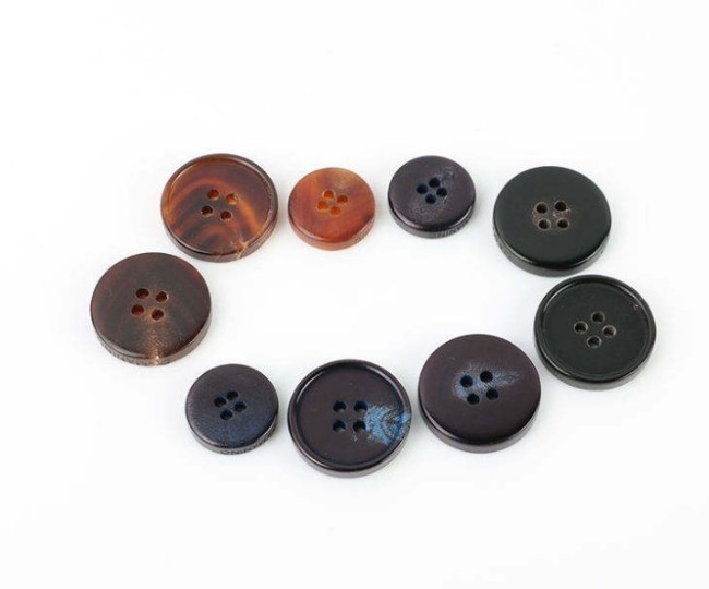 real horn suit button