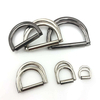 Custom Silver Handbag Alloy Customized Double D Ring Metal Buckles