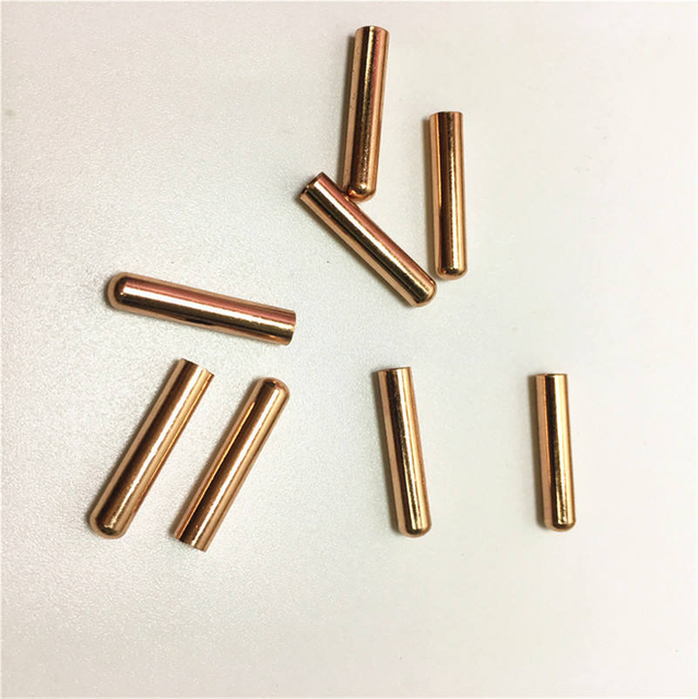 Multi Size Drawstring Cap Round Brass Aglet Metal End Cord Tip