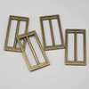 Bag Parts Accessories Custom Adjustable Metal Square Rectangle Slider Buckle for Strap