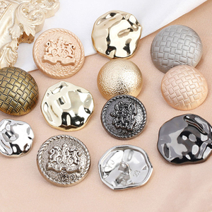 Custom Retro Decorative Coat Suit Alloy Metal Shank Buttons for Clothes